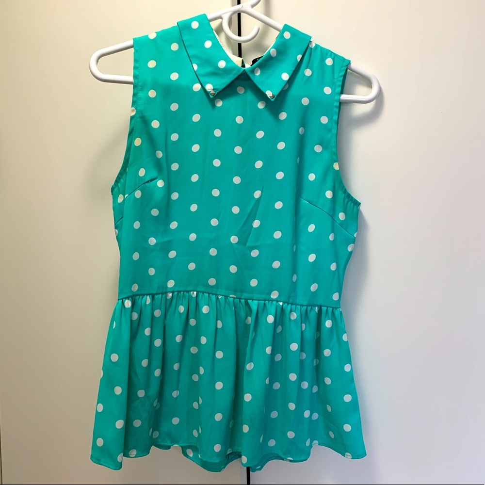 Polka dot top